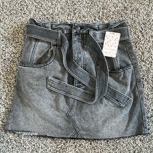 Free people East of Eden Denim Mini Skirt Size 28
